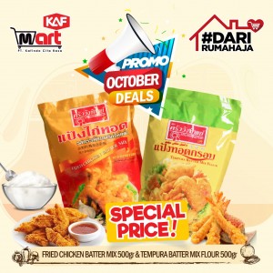 [BUNDLING OCTOBER DEAL] 1 Tempura Flour + 1 Fried Chicken Batter Mix
